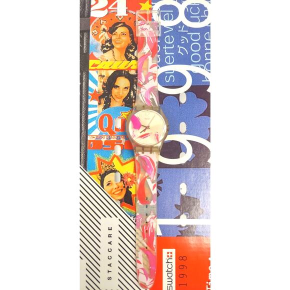 Swatch Watch EXOTIC CURVES SUJK142 2009 Jelly In Jelly swiss made Quartz - Picture 2 of 10